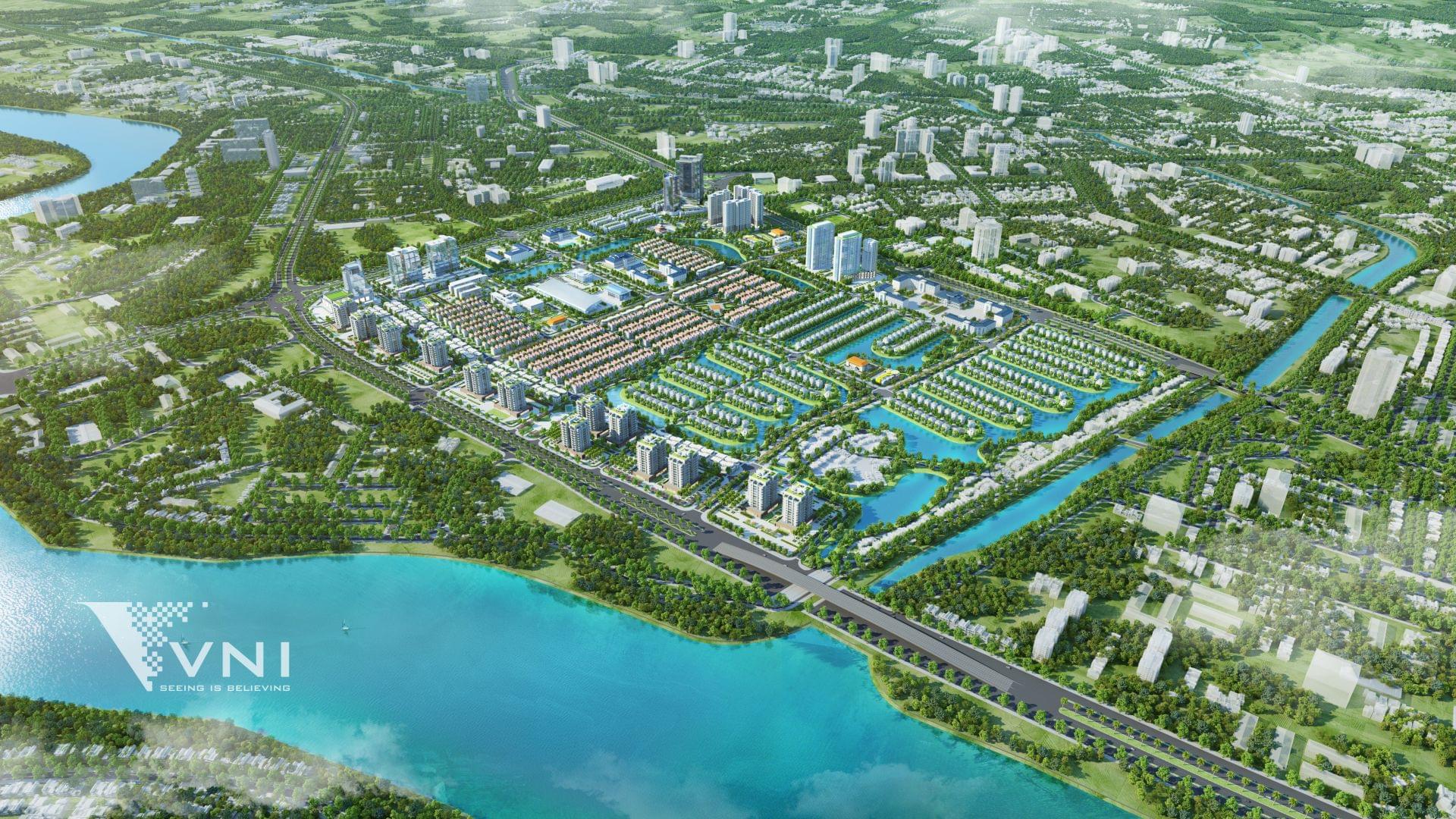 DETAILED PLANNING 1/500 OF CENTER OF THANH HOA CITY CENTER